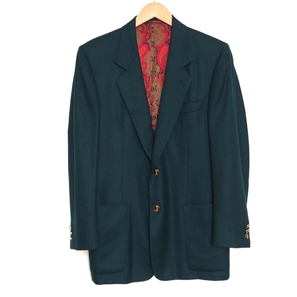 Zilli green cashmere blazer